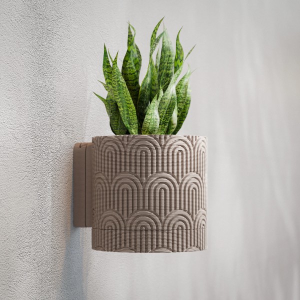 Arc Textured Wall Planter